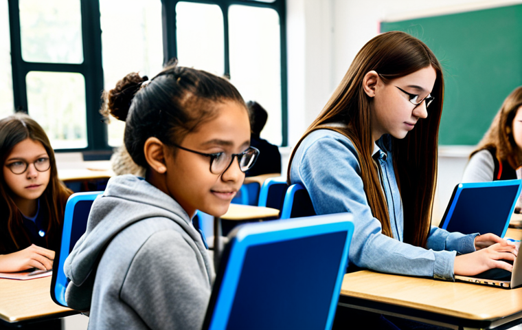 세계적 교육 시스템 비교  어떤 점이 다를까 - Finnish Education System**

"A bright and modern Finnish classroom, diverse students (ages 10-12) fu...